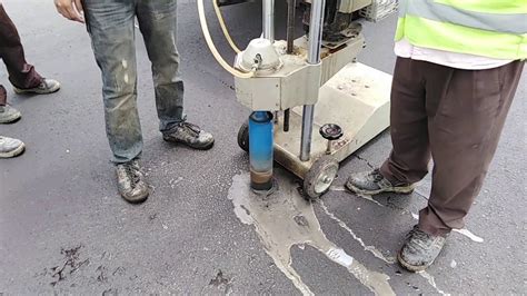 pavement thickness testing pavement cores for residential streets|asphalt core testing.